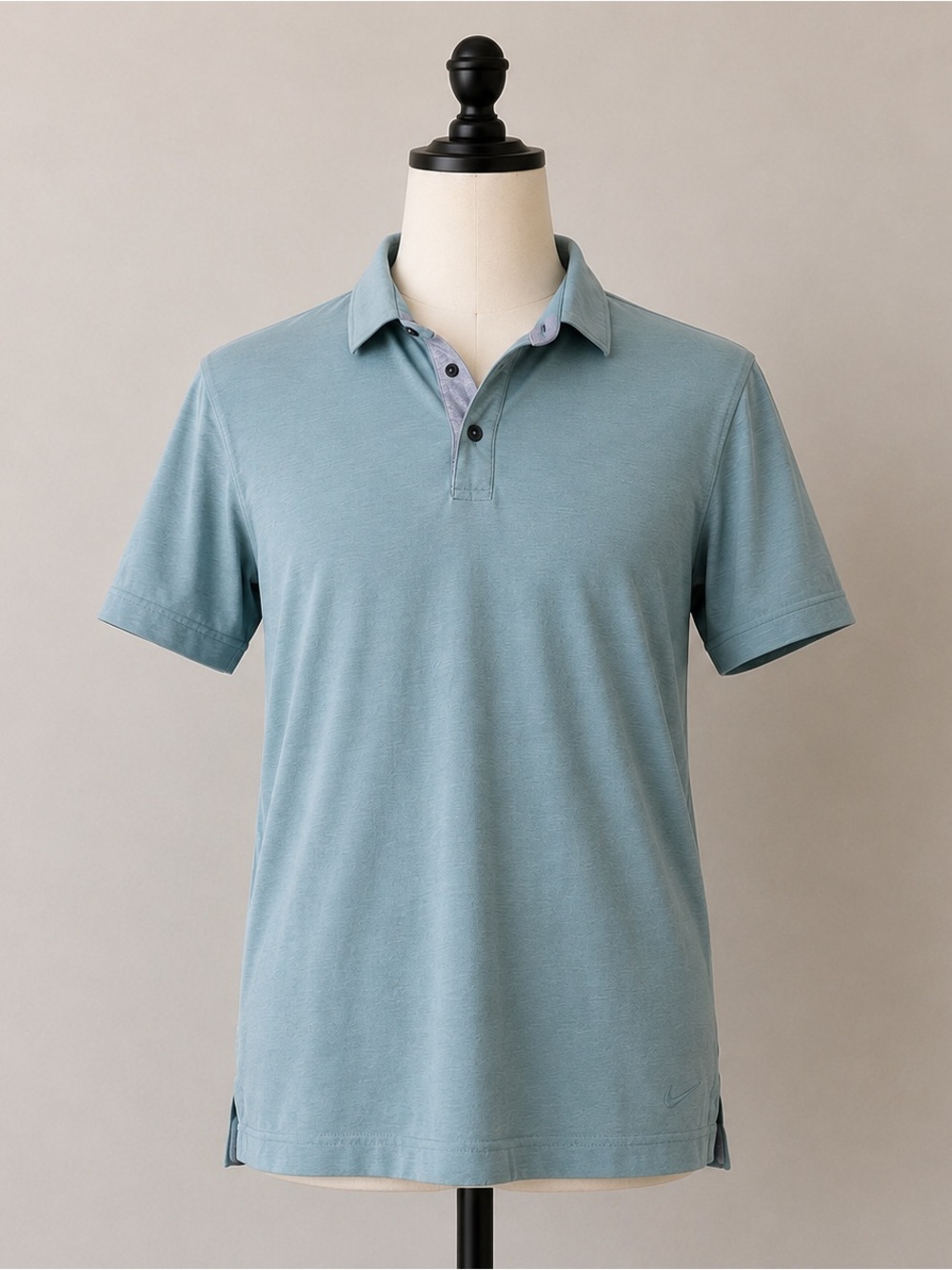 Lorenzo Uomo Perfect Polo Men’s Size Large Aqua Short Sleeve